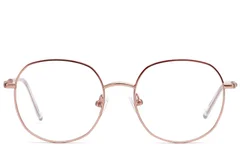BS2012-3273_Pink_Geometric_Metal_Glasses_front