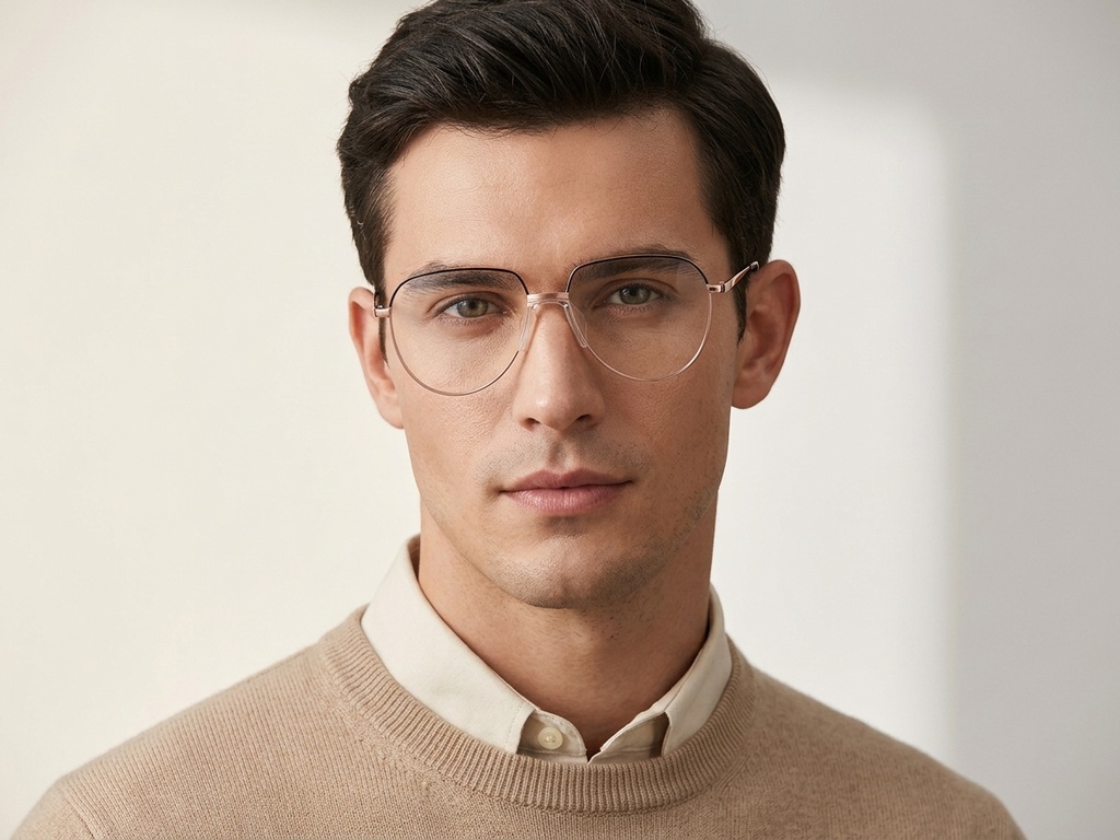 BS2012-3275_Black_Oval_Metal_Glasses-tryon_male