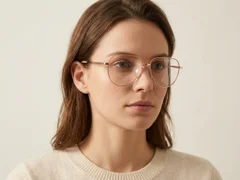 BS2012-3279_Pink_Oval_Metal_Glasses-tryon_female