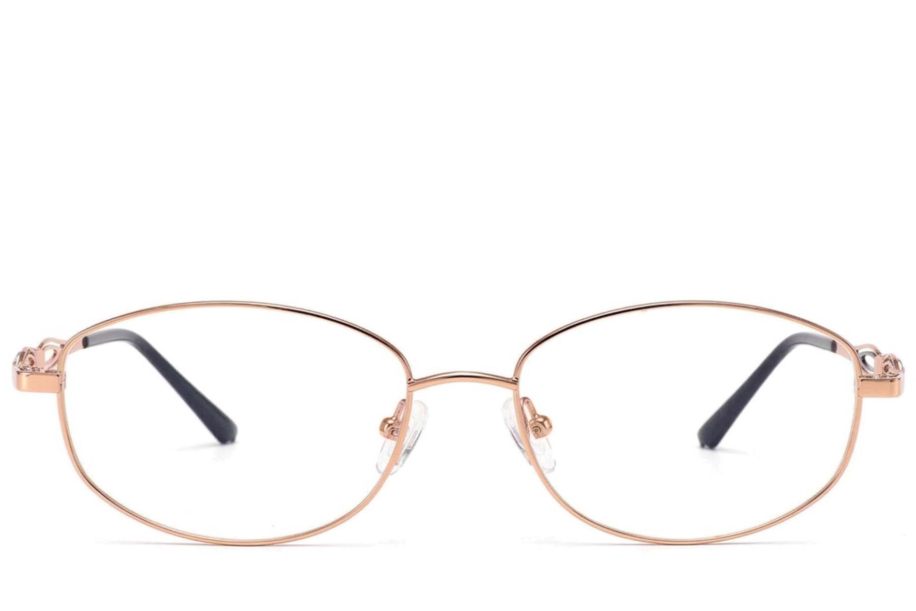 BS2012-3283_Pink_Rectangular_Metal_Glasses-front