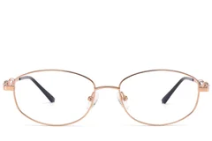 BS2012-3283_Pink_Rectangular_Metal_Glasses-front