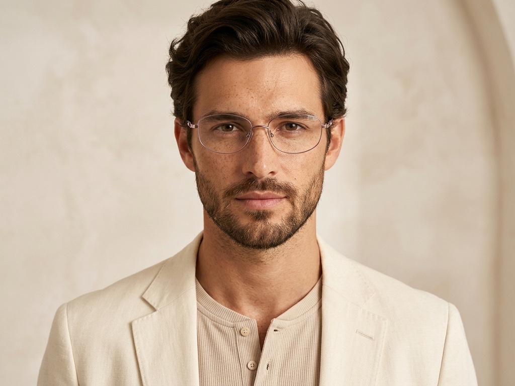 BS2012-3284_Pink_Rectangular_Metal_Glasses-tryon_male