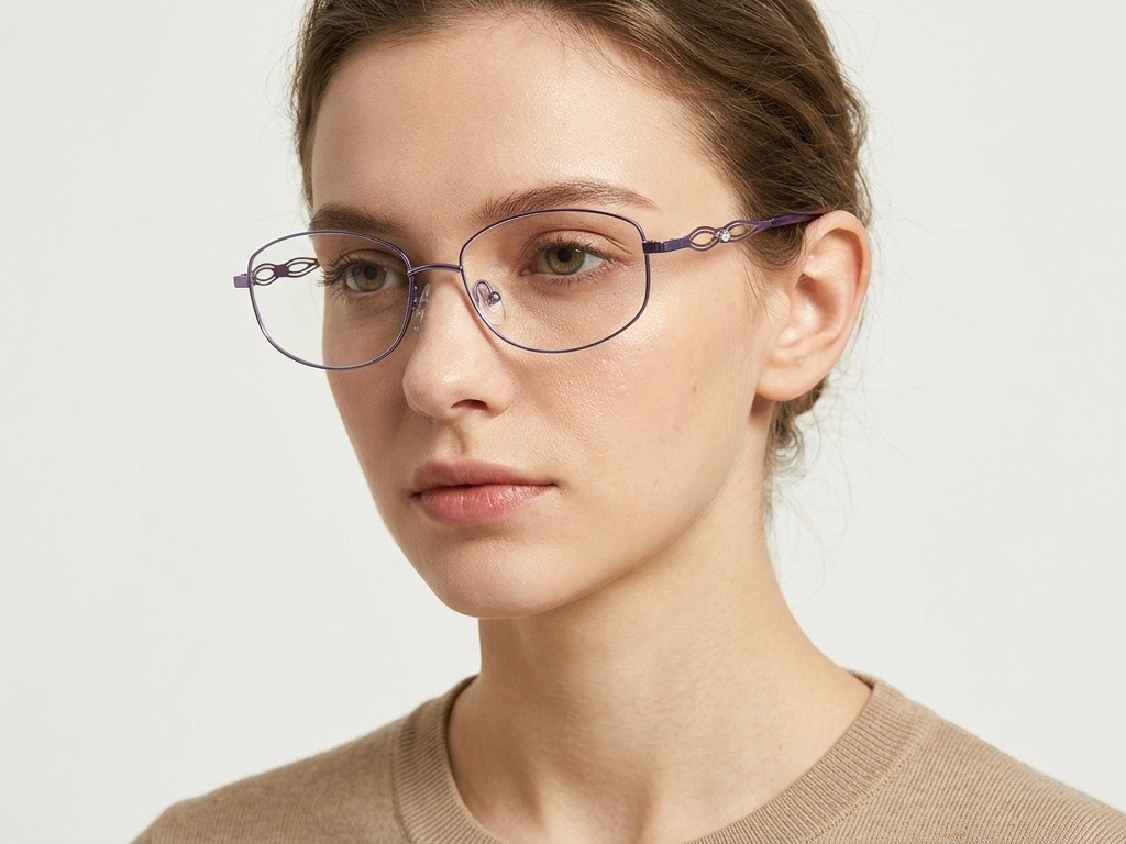 BS2012-3285_Purple_Rectangular_Metal_Glasses-tryon_female