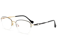 BS2012-3286_Black_Semi-rimless_Metal_Glasses_corner