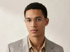 BS2012-3290_Black_Semi-rimless_Metal_Glasses-tryon_male