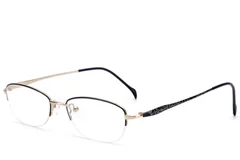 BS2012-3290_Black_Semi-rimless_Metal_Glasses_corner