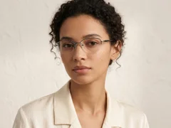 BS2012-3291_Black_Semi-rimless_Metal_Glasses-tryon_female