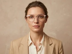 BS2012-3302_Pink_Oval_Metal_Glasses-tryon_female