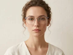 BS2012-3305_Grey_Oval_Metal_Glasses-tryon_female