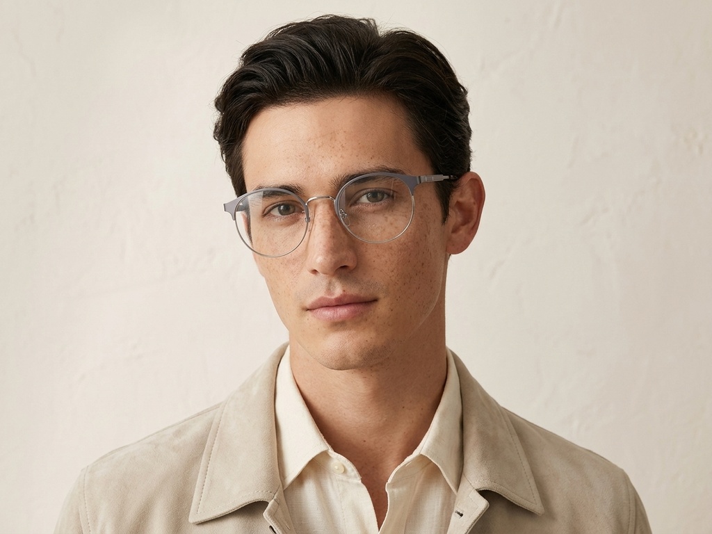 BS2012-3305_Grey_Oval_Metal_Glasses-tryon_male