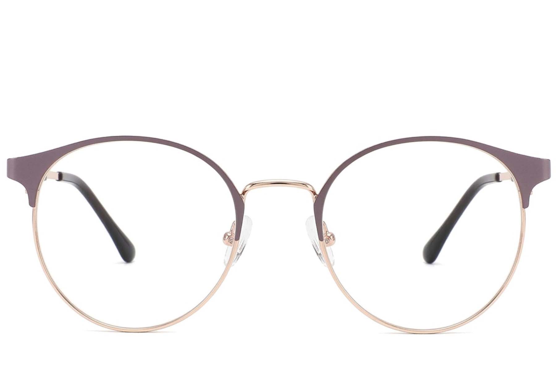 BS2012-3307_Purple_Oval_Metal_Glasses-front