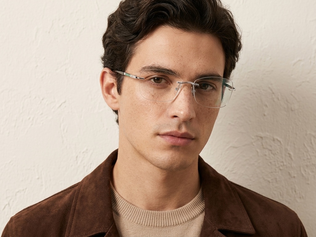 BS2012-3308_Silver_Invisible_Metal_Glasses-tryon_male