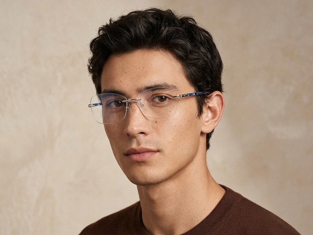 BS2012-3310_Silver_Invisible_Metal_Glasses-tryon_male