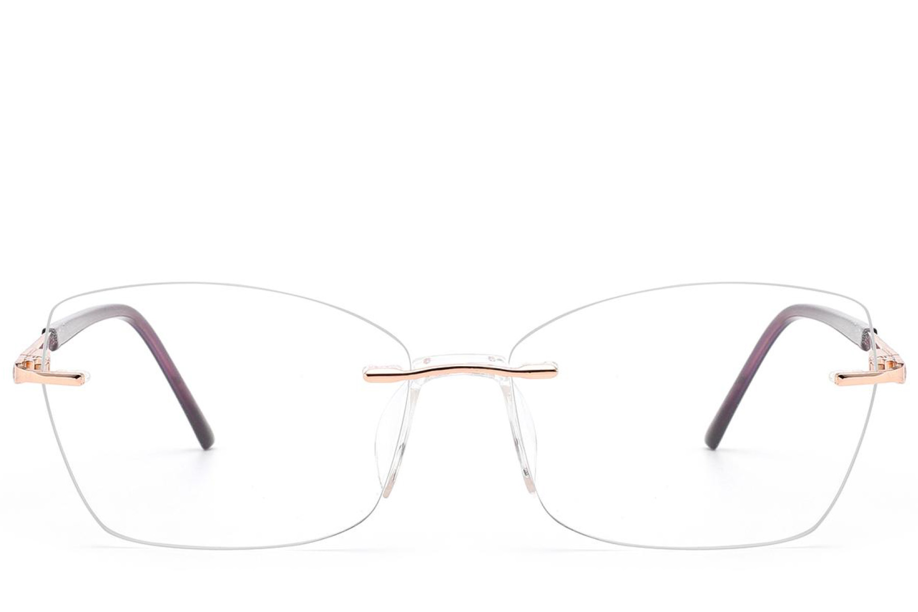 BS2012-3313_Pink_Invisible_Metal_Glasses_front