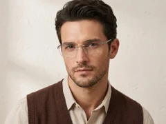 BS2012-3320_Silver_Invisible_Metal_Glasses-tryon_male