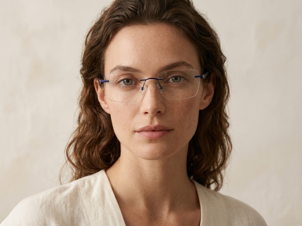 BS2012-3321_Blue_Invisible_Metal_Glasses-tryon_female