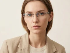 BS2012-3323_Grey_Invisible_Metal_Glasses-tryon_female