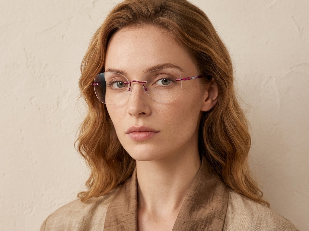 BS2012-3328_Red_Invisible_Metal_Glasses-tryon_female
