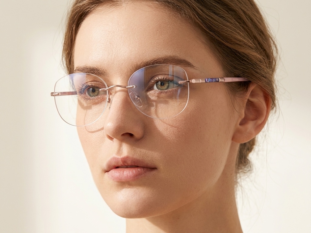 BS2012-3329_Pink_Invisible_Metal_Glasses-tryon_female