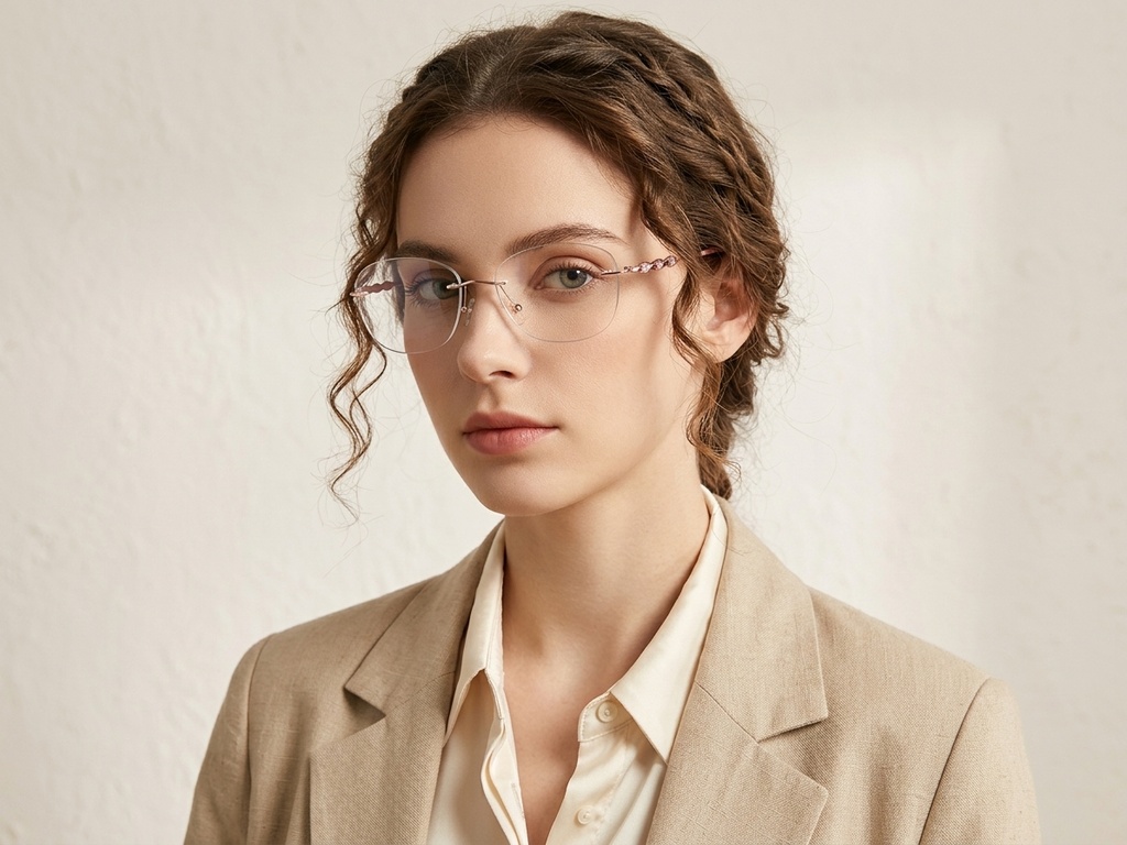 BS2012-3331_Pink_Invisible_Metal_Glasses-tryon_female