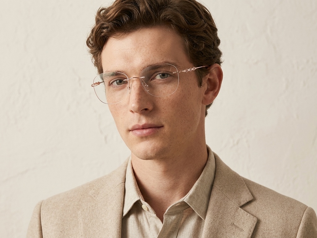 BS2012-3331_Pink_Invisible_Metal_Glasses-tryon_male