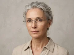 BS2012-3333_Silver_Invisible_Metal_Glasses-tryon_female