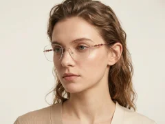 BS2012-3334_Pink_Invisible_Metal_Glasses-tryon_female