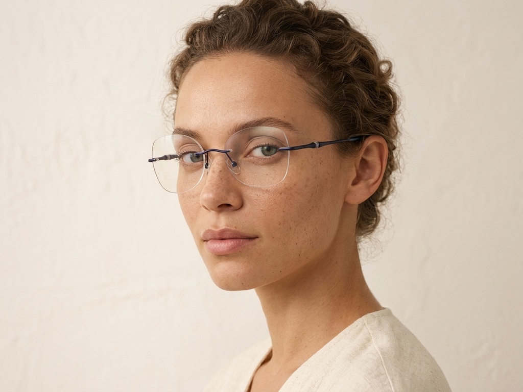 BS2012-3338_Blue_Invisible_Metal_Glasses-tryon_female