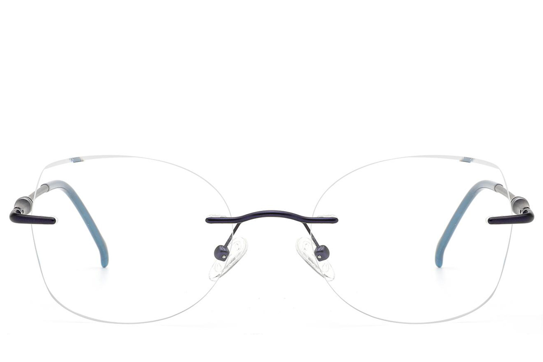 BS2012-3338_Blue_Invisible_Metal_Glasses_front