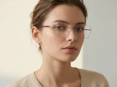 BS2012-3342_Red_Invisible_Metal_Glasses-tryon_female