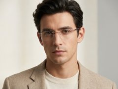 BS2012-3343_Pink_Invisible_Metal_Glasses-tryon_male
