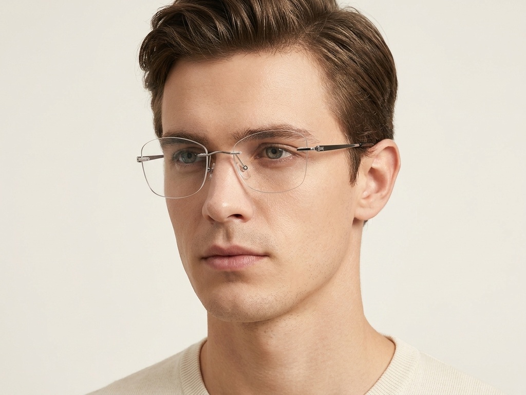 BS2012-3345_Silver_Invisible_Metal_Glasses-tryon_male