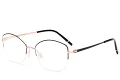 BS2012-3352_Black_Semi-rimless_Metal_Glasses_corner