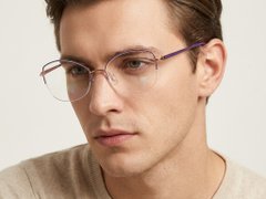 BS2012-3353_Purple_Semi-rimless_Metal_Glasses-tryon_male