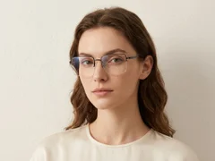 BS2012-3359_Black_Semi-rimless_Metal_Glasses-tryon_female