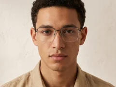 BS2012-3359_Black_Semi-rimless_Metal_Glasses-tryon_male