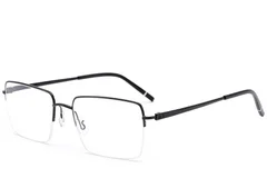BS2012-3359_Black_Semi-rimless_Metal_Glasses_corner