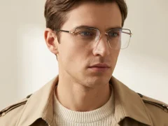 BS2012-3360_Black_Semi-rimless_Metal_Glasses-tryon_male