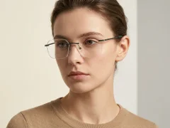 BS2012-3364_Green_Invisible_Metal_Glasses-tryon_female