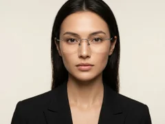 BS2012-3366_Black_Invisible_Metal_Glasses-tryon_female