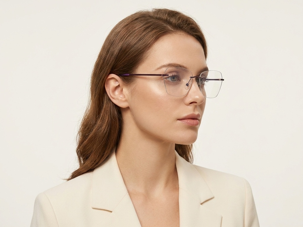 BS2012-3367_Purple_Invisible_Metal_Glasses-tryon_female