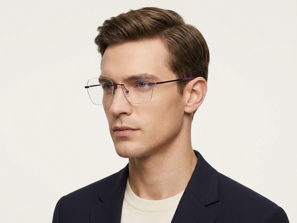 BS2012-3367_Purple_Invisible_Metal_Glasses-tryon_male