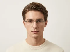 BS2012-3369_Green_Invisible_Metal_Glasses-tryon_male