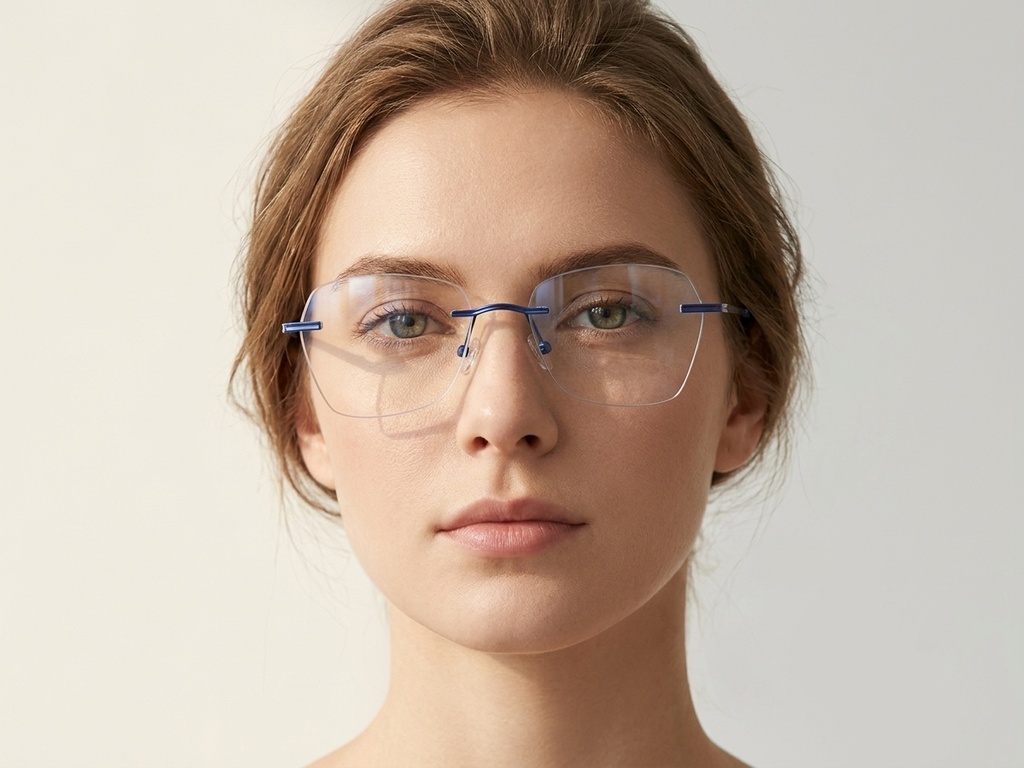 BS2012-3370_Blue_Invisible_Metal_Glasses-tryon_female