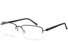 BS2012-3371_Black_Semi-rimless_Metal_Glasses_corner