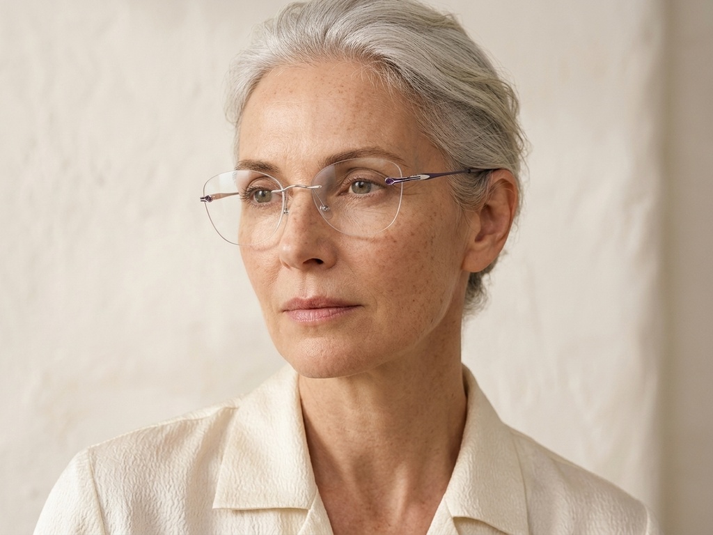 BS2012-3379_Silver_Invisible_Metal_Glasses-tryon_female