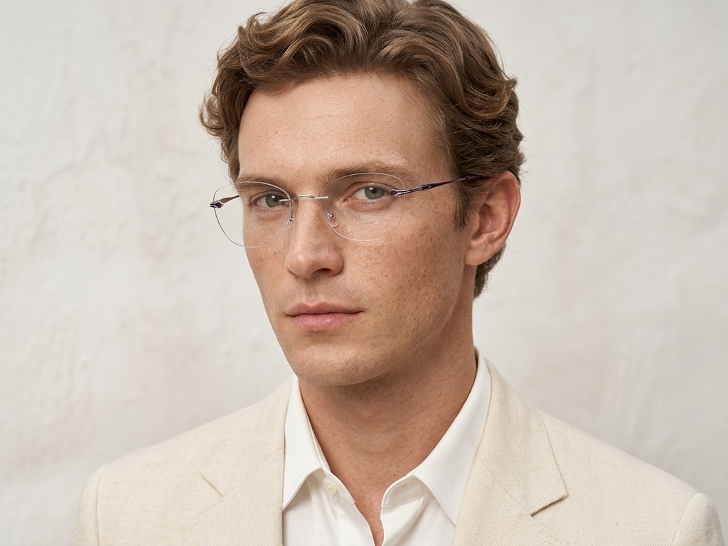 BS2012-3379_Silver_Invisible_Metal_Glasses-tryon_male