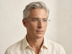 BS2012-3383_Golden_Invisible_Metal_Glasses-tryon_male
