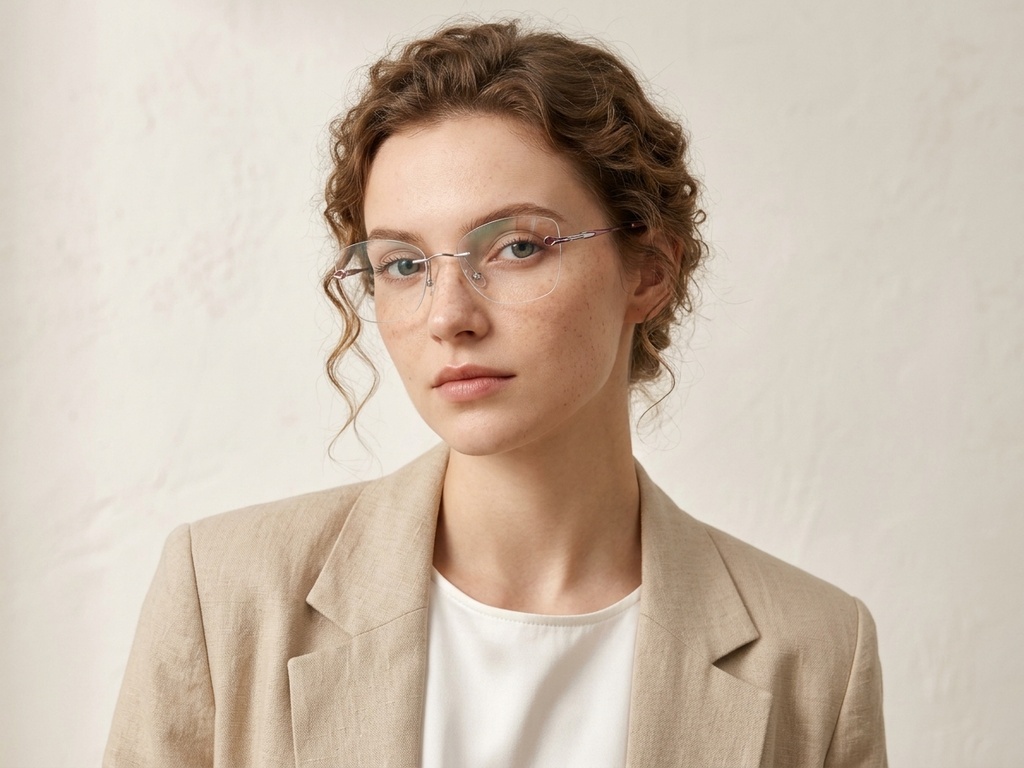 BS2012-3384_Silver_Invisible_Metal_Glasses-tryon_female