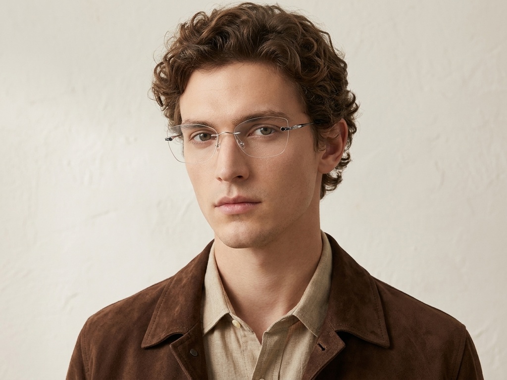 BS2012-3385_Silver_Invisible_Metal_Glasses-tryon_male